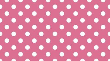 white color polka dots over pale violet red pink background vector