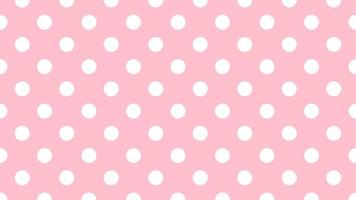 white color polka dots over pink background vector