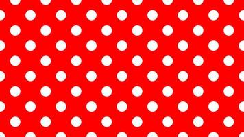 white color polka dots over red background vector