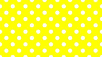 white color polka dots over yellow background vector