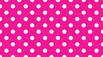 white color polka dots over deep pink background vector