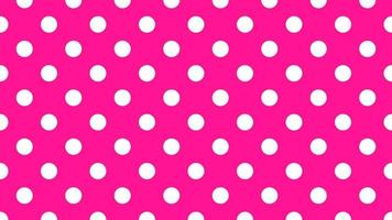 white color polka dots over deep pink background vector