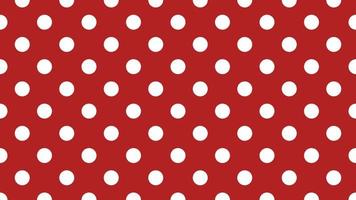 white color polka dots over firebrick red background vector