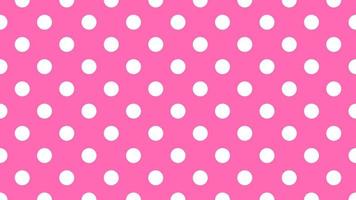 white color polka dots over hot pink background vector