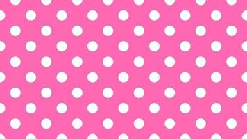 white color polka dots over hot pink background vector