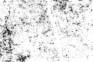 Old grunge black texture. Dark weathered overlay pattern sample on transparent background vector