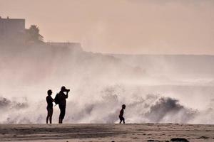 Huge sea waves photo