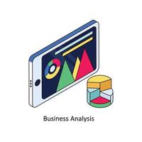 Business Analysis Vector Isometric Icons. Simple stock illustration stock