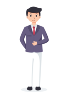 groomsmen wedding man in suit cartoon illustration png