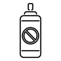 Bug sprayer icon outline vector. Travel gear vector