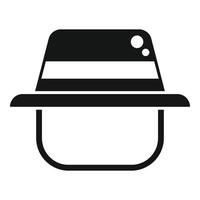 Camp hat icon simple vector. Trip compass vector