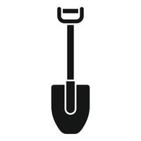 Camp shovel icon simple vector. Travel camping vector