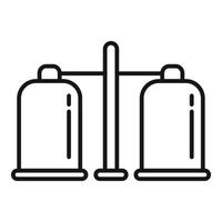 Water system icon outline vector.Filter purification vector