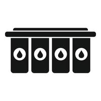 Cmyk service icon simple vector. Digital print vector