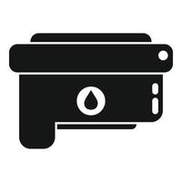 Printer cartridge icon simple vector. Digital print vector