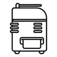 Office copy machine icon outline vector. Digital print vector