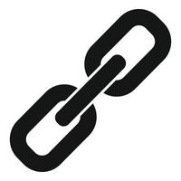 Data chain icon simple vector. Crypto digital vector