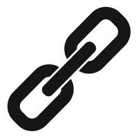 Data chain icon simple vector. Crypto digital vector