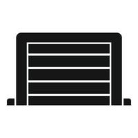 Access gate icon simple vector. Automatic entry vector