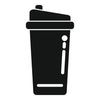 Sport shaker icon simple vector. Food protein vector