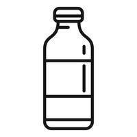 Soda drink icon outline vector. Protein nutrition vector