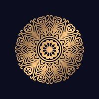 Luxury Ornamental mandala art with Background Vector Design