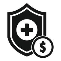 Secured money icon simple vector. Business money vector