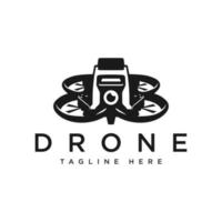 modern drone vector illustration logo