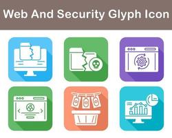 Web And Security Vector Icon Set