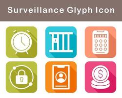 Surveillance Vector Icon Set