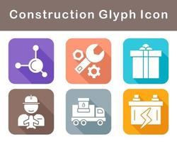 conjunto de iconos de vector de construcción