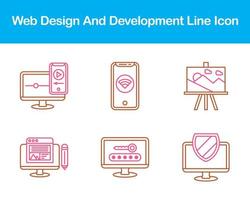 Web Design And Development Vector Icon Set