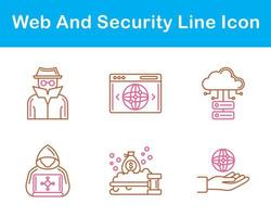 Web And Security Vector Icon Set