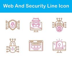 Web And Security Vector Icon Set