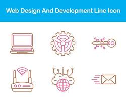 Web Design And Development Vector Icon Set