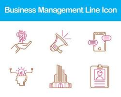 Business Management Vector Icon Set