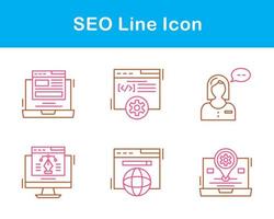 seo vector icono conjunto