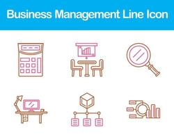 Business Management Vector Icon Set