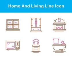 Home And Living Vector Icon Set