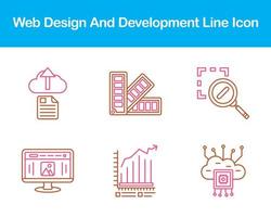 Web Design And Development Vector Icon Set