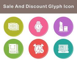 Sale And Discount Vector Icon Set