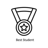 Best Student Vector outline Icons. Simple stock illustration stock