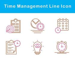 Time Management Vector Icon Set