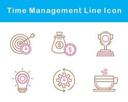 Time Management Vector Icon Set