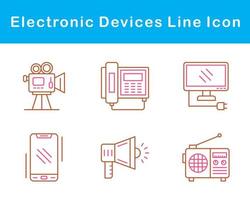 electrónico dispositivos vector icono conjunto