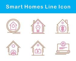 Smart Homes Vector Icon Set