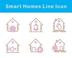 Smart Homes Vector Icon Set