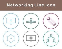 Networking Vector Icon Set