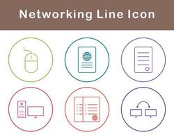 Networking Vector Icon Set