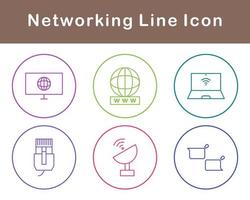 Networking Vector Icon Set